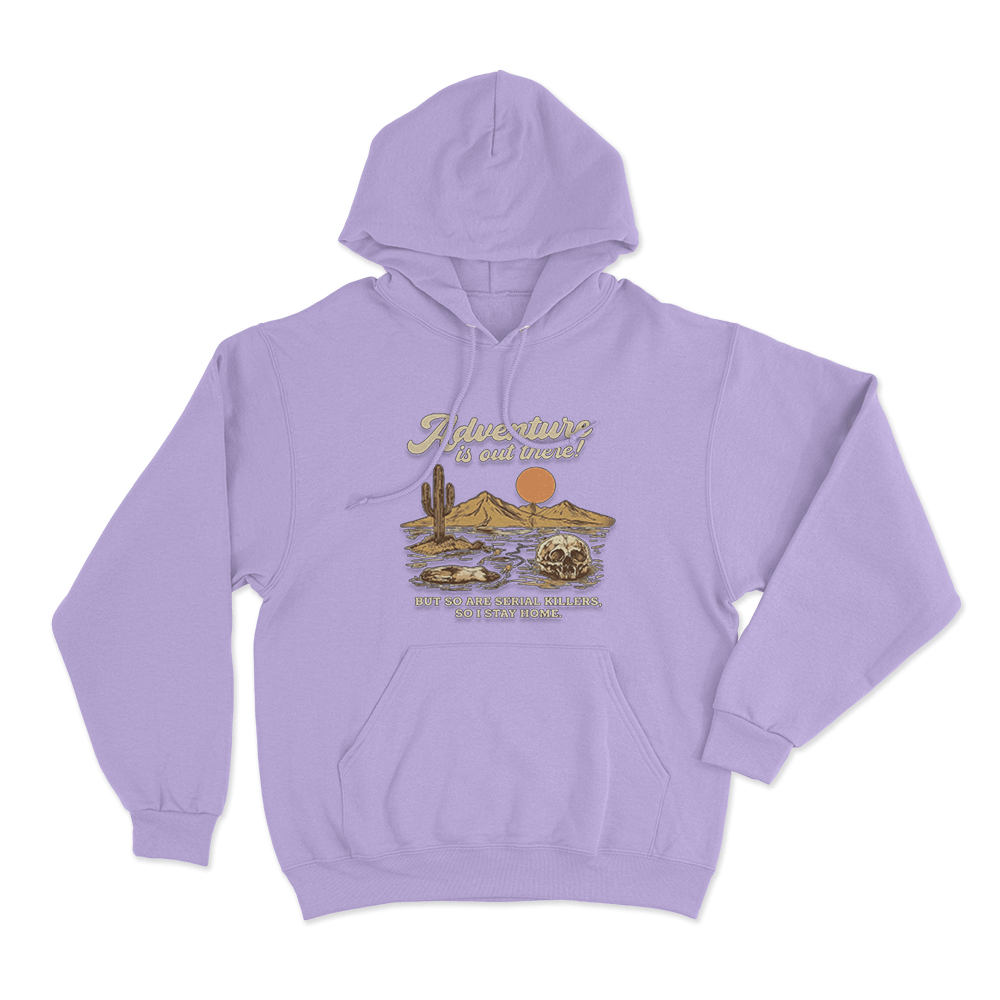 Adventure Is Out There Unisex Hoodie Purple Adventure Is Out There Unisex Hoodie Purple