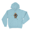 True Crime Bear Unisex Hoodie Sky Blue