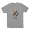 True Crime Bear Unisex T Shirt Grey