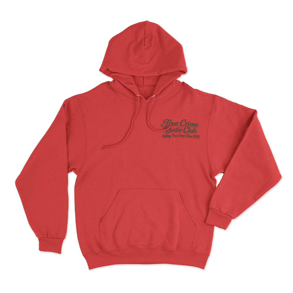True Crime Bestie Club Unisex Hoodie Red True Crime Bestie Club Unisex Hoodie Red