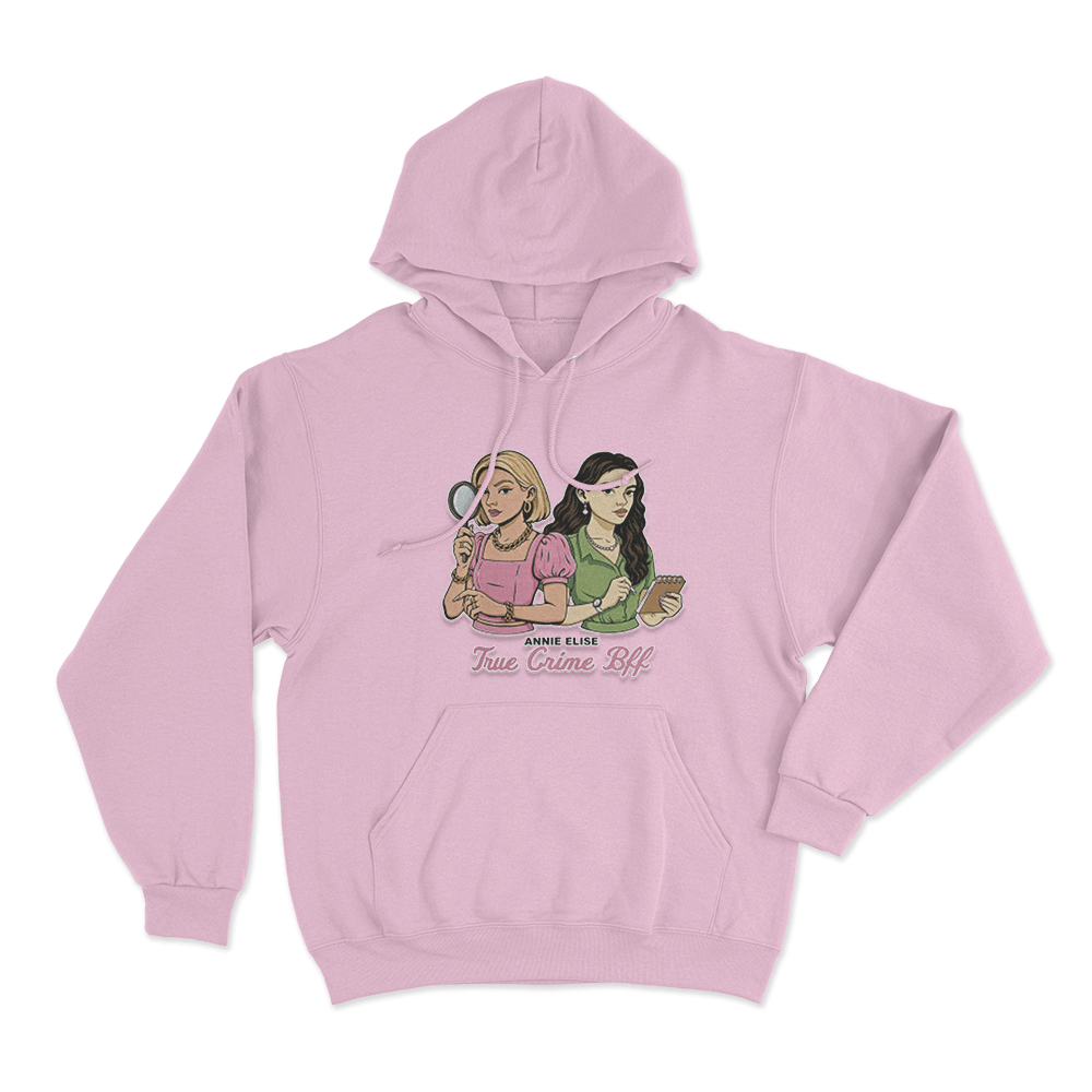 True Crime Bff Unisex Hoodie Pink True Crime Bff Unisex Hoodie Pink
