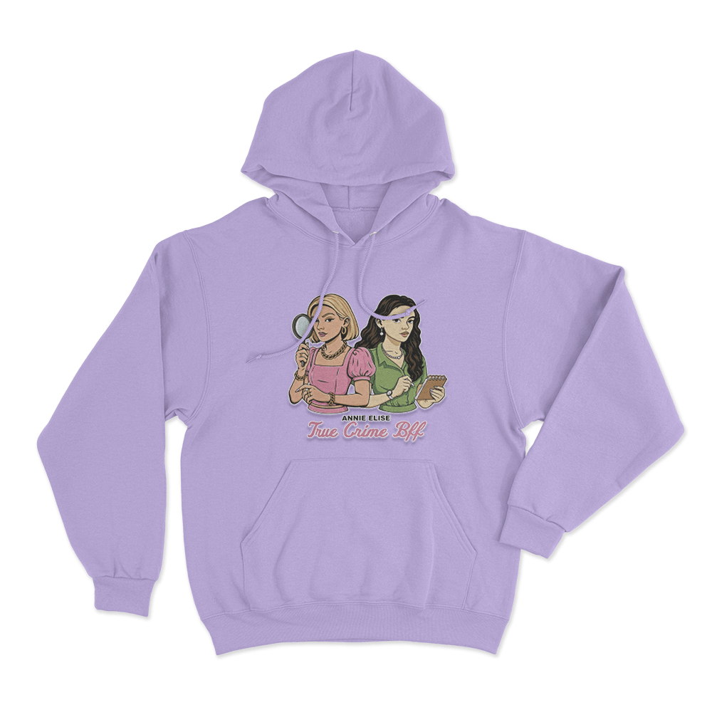 True Crime Bff Unisex Hoodie Purple True Crime Bff Unisex Hoodie Purple