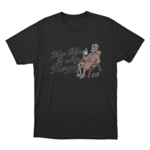 True Crime Is My Therapy Unisex T Shirt Black